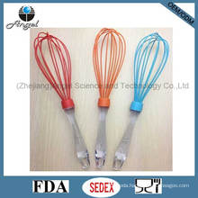 12" FDA Certification Silicone Egg Whisk with PS Handle Se02